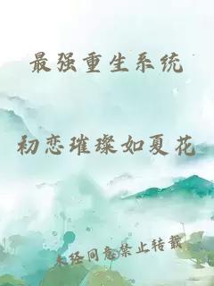 最强重生系统