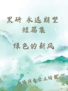 黑研 永远期望 短篇集
