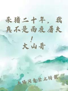 杀猪二十年，我真不是雨夜屠夫！