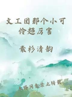文工团那个小可怜超厉害